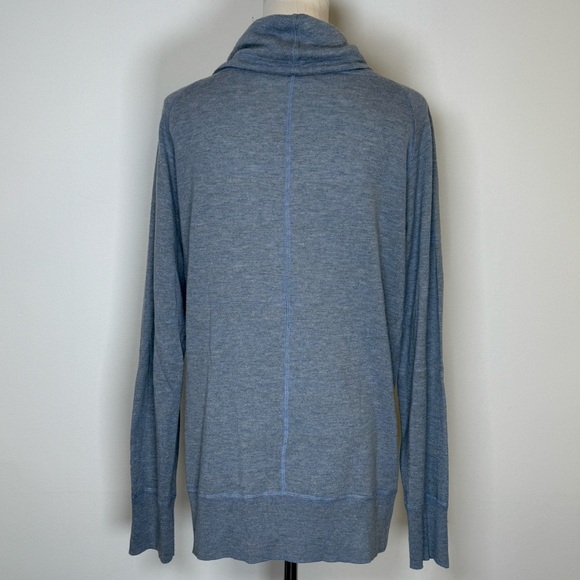 Akini Wool Blend Pullover Drawstring Cowl Neck Oversized Fit Women’s Size XL - Picture 4 of 9